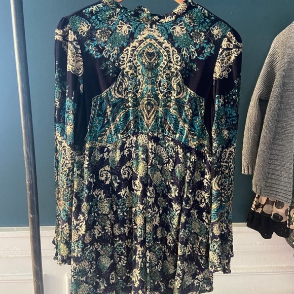 Free People Lady Luck Boho Floral Tunic Dress - Picture 3 of 8